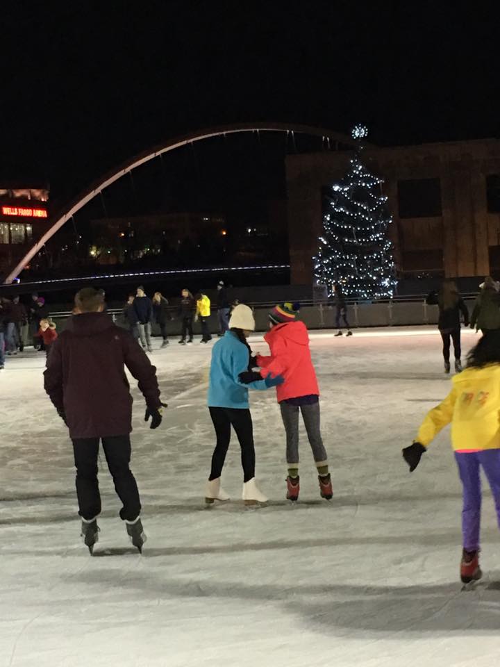 Downtown DSM Ice Skating